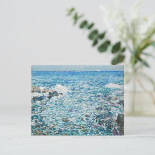 Surf, Inseln mit Shoals Postkarte (Stehend Vorderseite)
