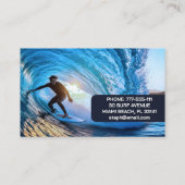 Surf Instructor  Visitenkarte (Rückseite)