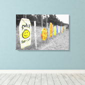 SURF IST AUF! 16 x 24 Leinwanddruck (Insitu (Holzboden))