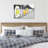 SURF IST AUF! 16 x 24 Leinwanddruck (Insitu (Schlafzimmer))