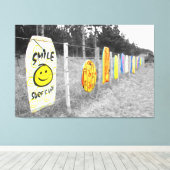 SURF IST AUF! 40 x 60 Leinwanddruck (Insitu (Holzboden))