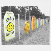 SURF IST AUF! FLEECEDECKE (Vorderseite (Horizontal))