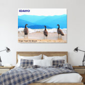 Surf ist auf! - Gänse Leinwanddruck (Insitu (Schlafzimmer))