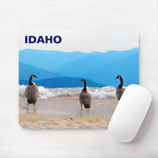 Surf ist auf! - Gänse Mousepad (Mit Mouse)