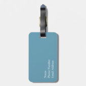 Surf ist auf! gepäckanhänger (Rückseite vertikal)