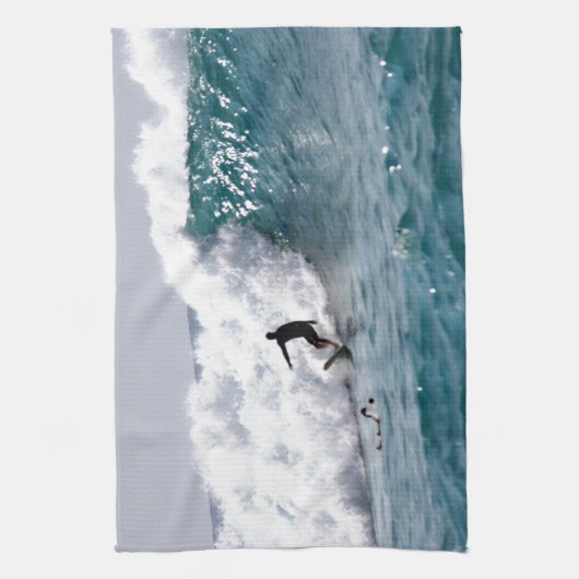 Surf ist auf Hawaii! Handtuch (Vertikal)