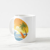 Surf ist auf! kaffeetasse (Vorderseite Links)