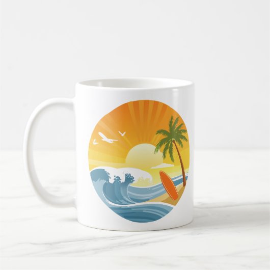 Surf ist auf! kaffeetasse (Links)