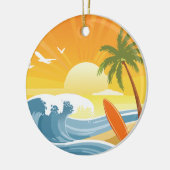 Surf ist auf! keramik ornament (Links)
