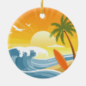 Surf ist auf! keramik ornament (Hinten)