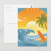 Surf ist auf! postkarte (Vorne/Hinten)