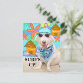 SURF IST AUF! POSTKARTE (Stehend Vorderseite)