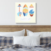 Surf ist auf! Surfbretter Leinwanddruck (Insitu (Schlafzimmer))