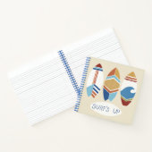 Surf ist auf! Surfbretter Notizblock (Innenseite)