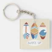 Surf ist auf! Surfbretter Schlüsselanhänger (Vorderseite)