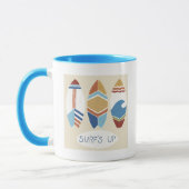Surf ist auf! Surfbretter Tasse (Links)
