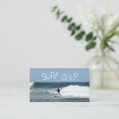 Surf ist auf visitenkarte (Stehend Vorderseite)
