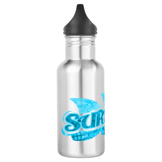 Surf ist bis Aquablau Trinkflasche (Links)