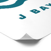 Surf Jeffreys Bay Südafrika Poster (Ecke)