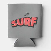 Surf, just surf. In red and gray Dosenkühler (Vorderseite)