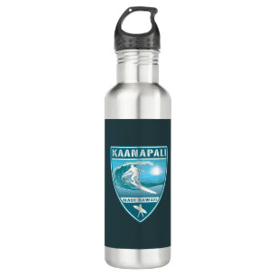 Surf Kaanapali Maui Hawaii Edelstahlflasche