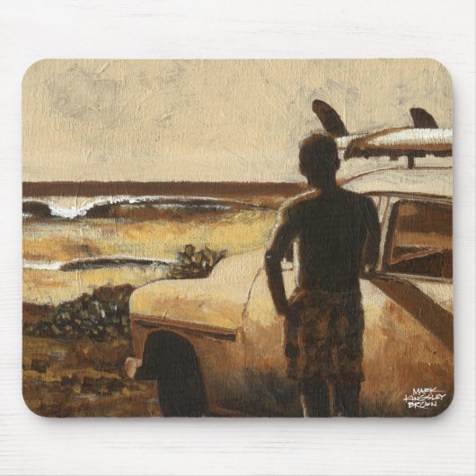 Surf-Karo Mousepad (Vorne)