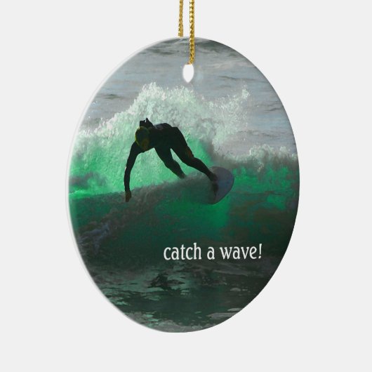 Surf! Keramik Ornament (Rechts)