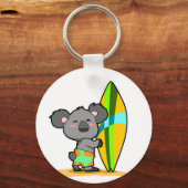 Surf Koala Bear Schlüsselanhänger (Vorderseite)