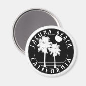 Surf Laguna Beach California Magnet (Vorderseite/Rückseite)