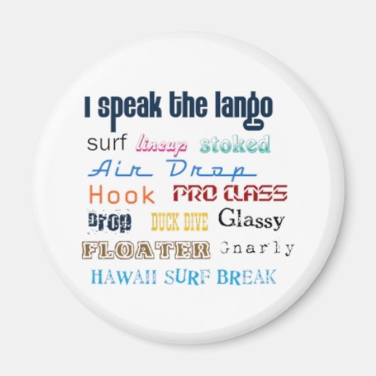 Surf Lango LIMITED EDITION Magnet (Vorne)