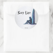 Surf Life Aufkleber von Marene Originals ! (Tasche)