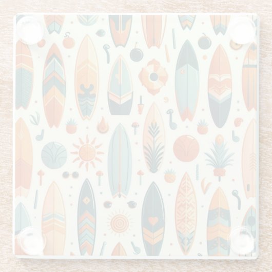 Surf Life Glasuntersetzer (Rückseite)