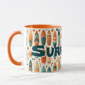 Surf Life (Name) Tasse (Links)