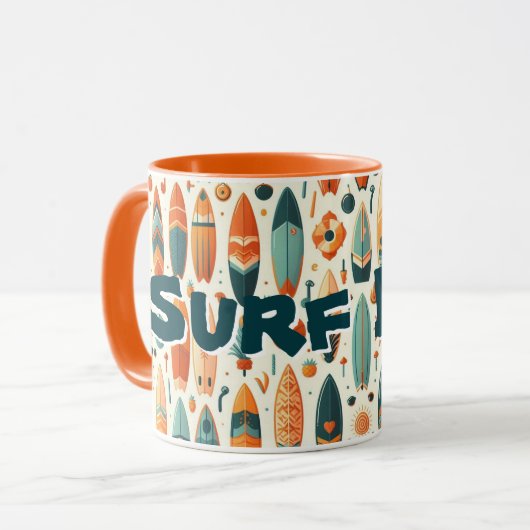 Surf Life (Name) Tasse (Vorderseite Links)