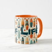 Surf Life (Name) Tasse (VorderseiteRechts)