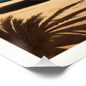 Surf Live Poster woody station wagon (Ecke)