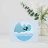 SURF LOVER POSTKARTE (Stehend Vorderseite)