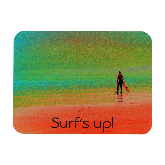 "Surf!" Magnet (Horizontal)