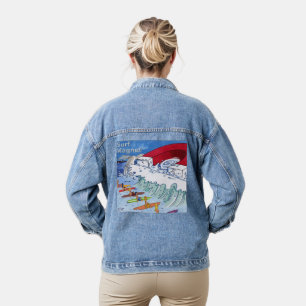 Surf Magnet Damen-Denimjacke Jeansjacke