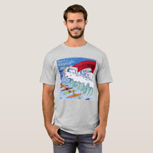 Surf-Magnet grau T-Shirt für Männer
