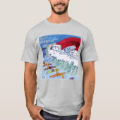 Surf-Magnet grau T-Shirt für Männer (Vorderseite)