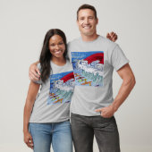 Surf-Magnet grau T-Shirt für Männer (Unisex)
