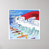 Surf Magnet-Leinwand Leinwanddruck (Vorderseite)