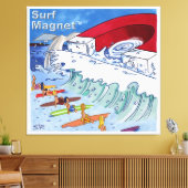 Surf Magnet Leinwanddruck (Insitu (Wohnzimmer))