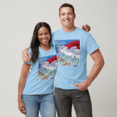 Surf Magnet Männer blauer T - Shirt (Unisex)