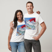 Surf Magnet Männer Weißer T - Shirt (Unisex)