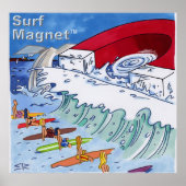 Surf Magnet Matte Poster (Vorne)