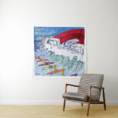 Surf Magnet Wandteppich (Beispiel)