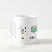 Surf-Marmelade in einem Van Kaffeetasse (Vorderseite Links)
