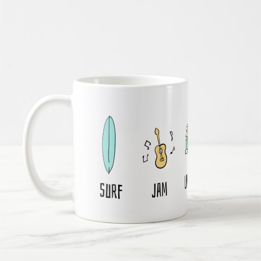 Surf-Marmelade in einem Van Kaffeetasse (Links)